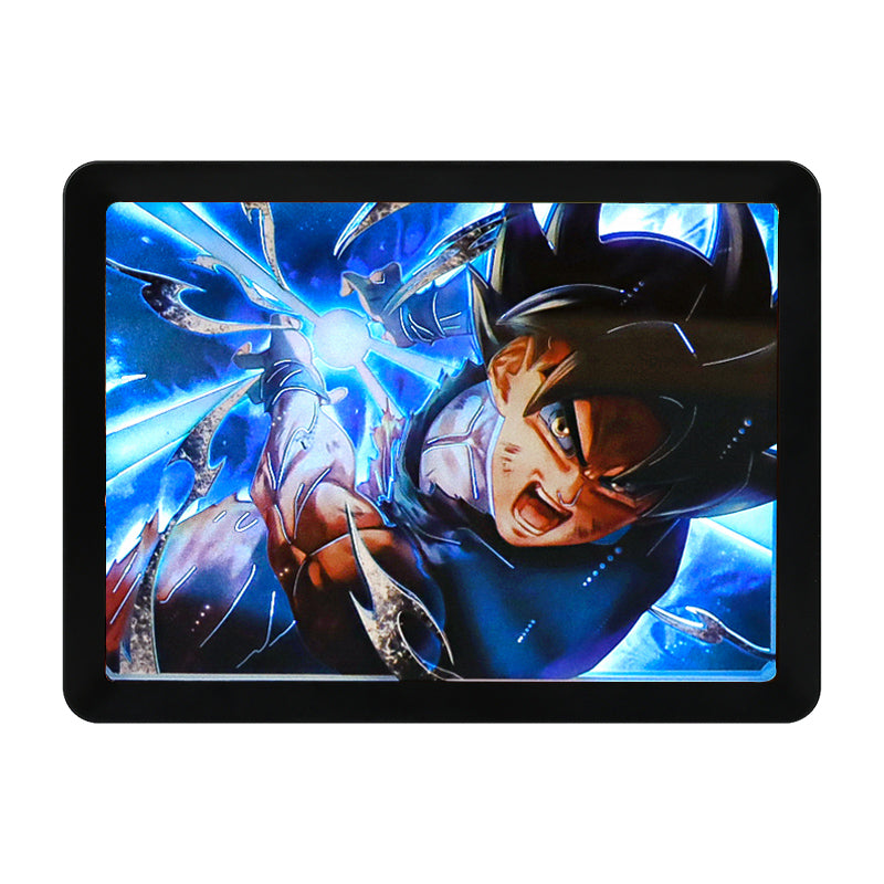 Dragon Ball Anime Light Box Paper Craving Lamp(Black Shadow Box Frame)
