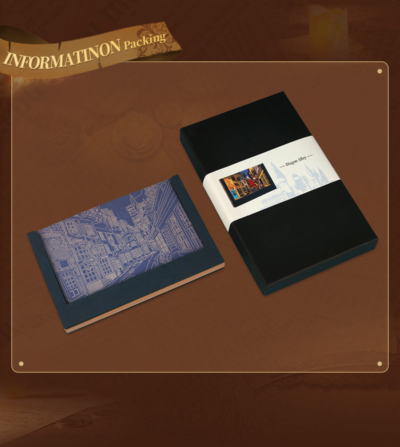 Harry Potter Corner Alley Model Hand Tear off 3D Memo Pad
