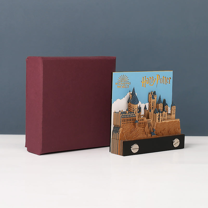Harry Potter Castle Hand Tear off 3D Memo Pad