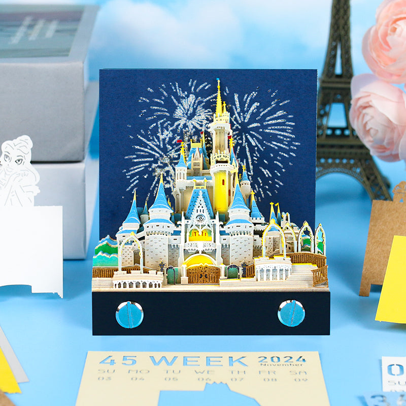 Cinderella Castle 2D calendar memo pad（2025）