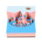 2025 hot selling Fairy tale castle  3D memo pad