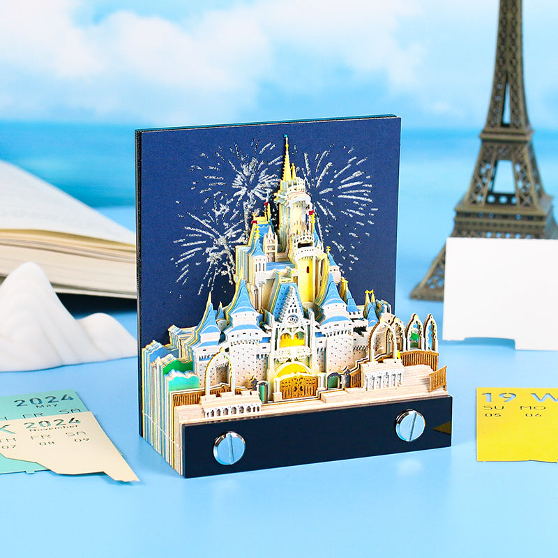 Cinderella Castle 2D calendar memo pad（2025）