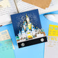 Cinderella Castle 2D calendar memo pad（2025）