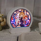 Cool Girl Paper Carving Lamp