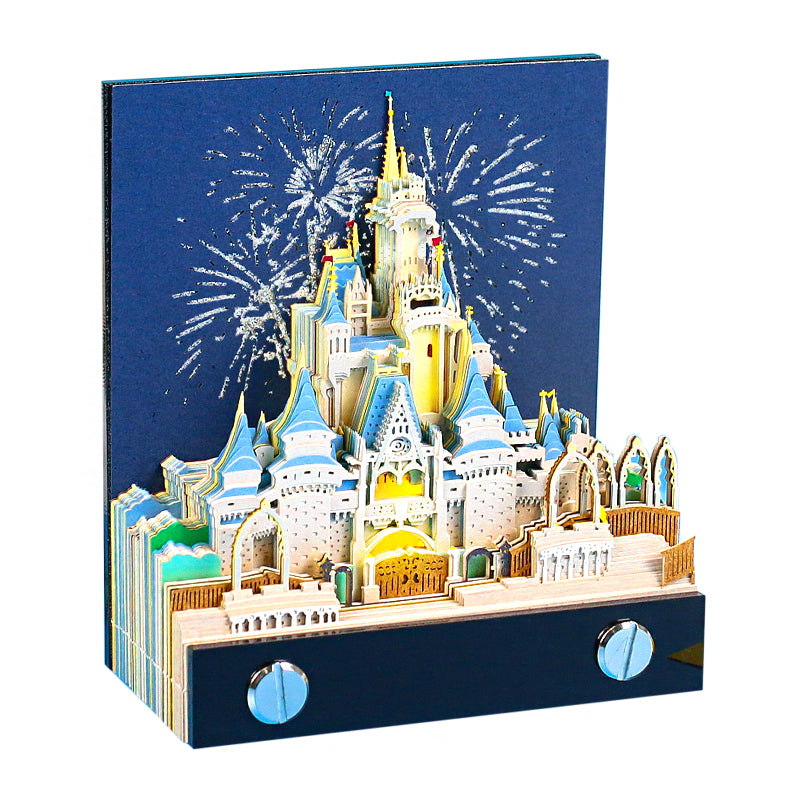 Cinderella Castle 2D calendar memo pad（2025）