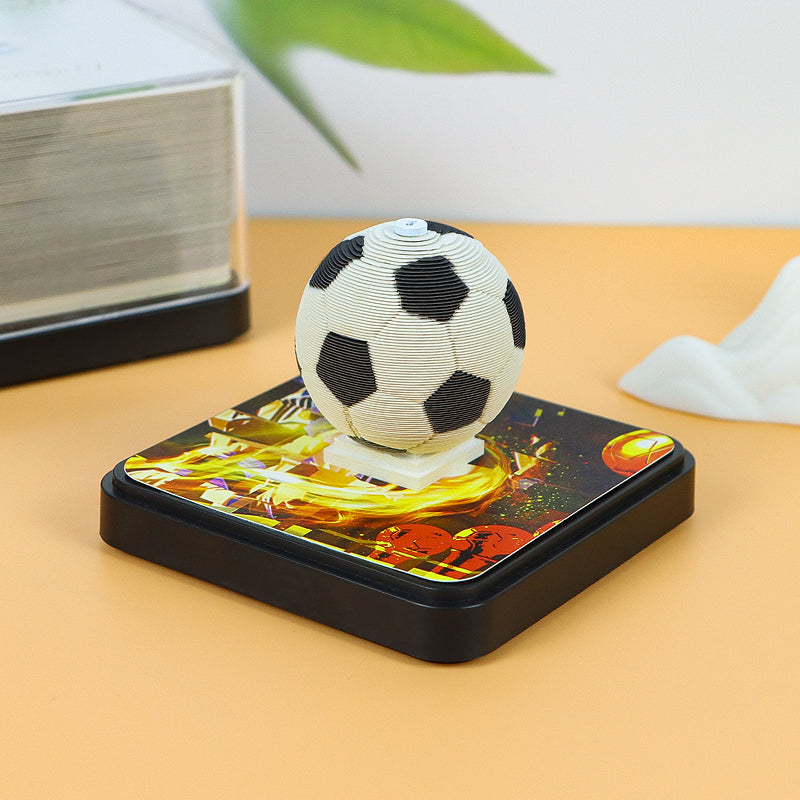 Football Small Panoramic Memo Pad（calendar 2025）