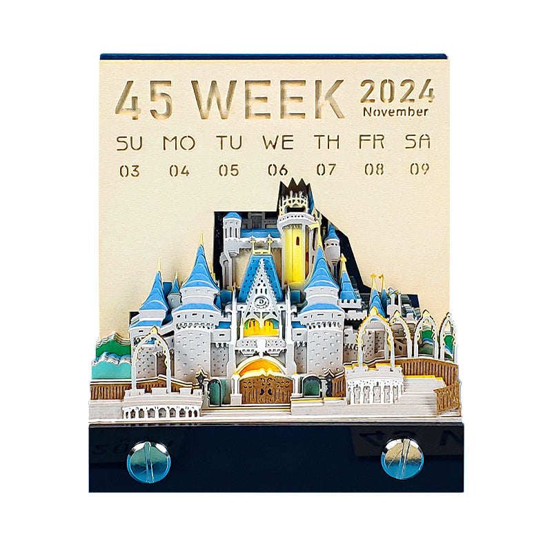 Cinderella Castle 2D calendar memo pad（2025）