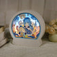 Cool Girl Paper Carving Lamp