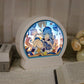 Cool Girl Paper Carving Lamp