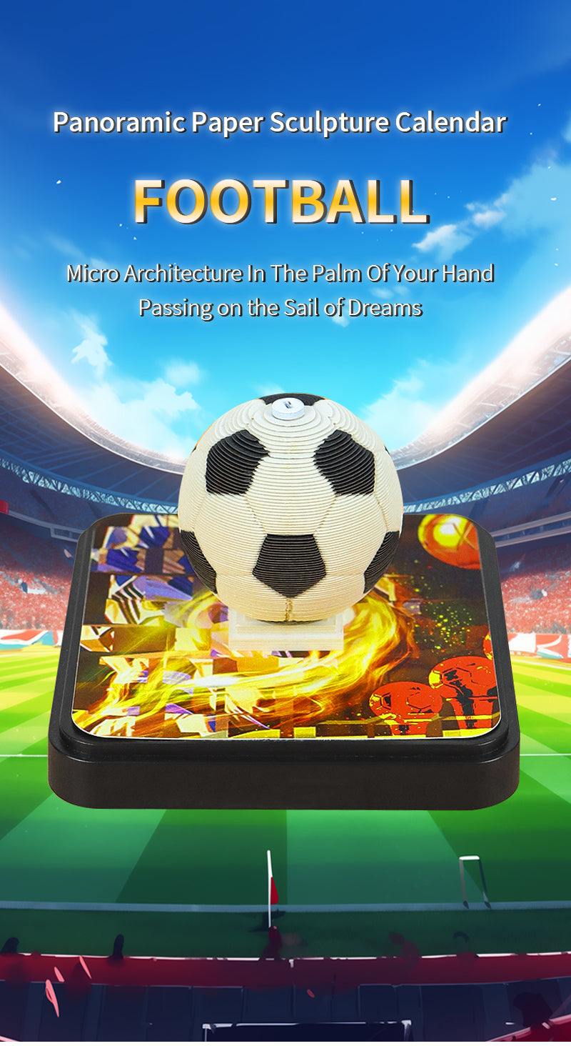 Football Small Panoramic Memo Pad（calendar 2025）