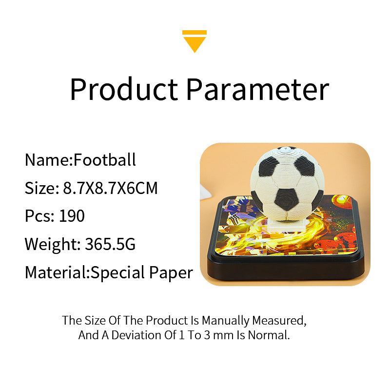 Football Small Panoramic Memo Pad（calendar 2025）