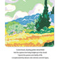 Wheat Field and Cypress 2D Memo Pad