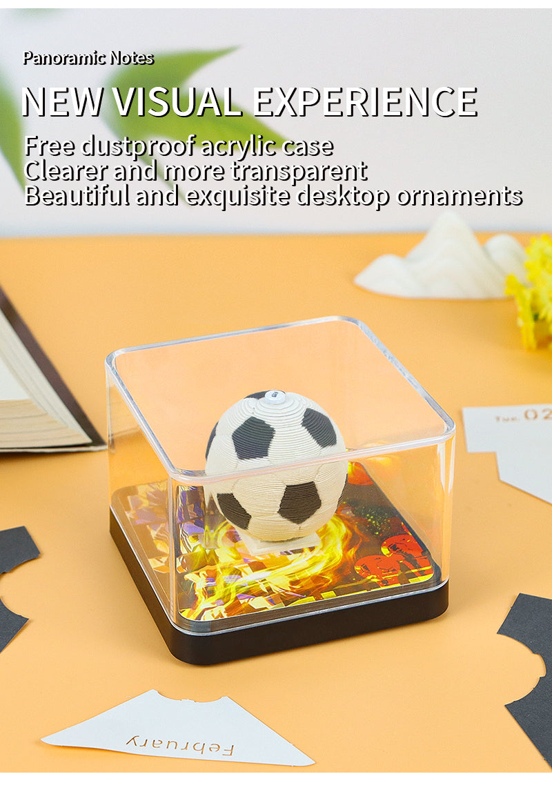 Football Small Panoramic Memo Pad（calendar 2025）