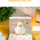 Cute Lucky Duck 3D Memo Pad