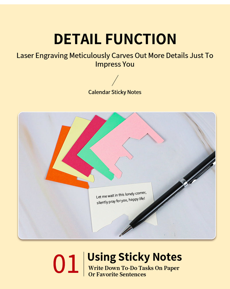 Sweetmade Popular Design Sticky Note 3D  Memo Pad