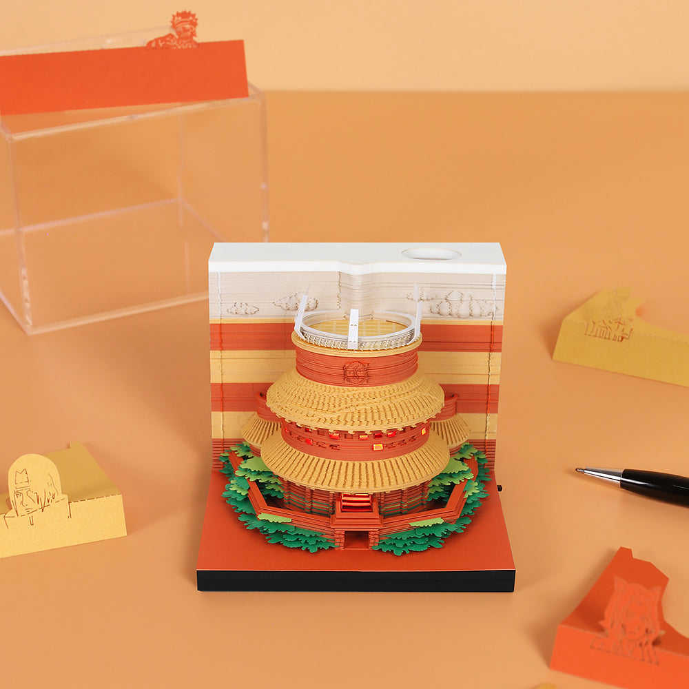 Hokage's Office Residence building 3d memo pad