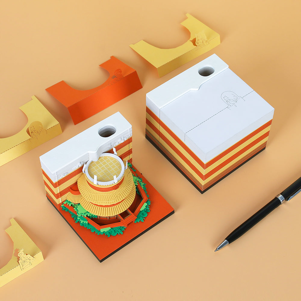 Hokage's Office Residence building 3d memo pad