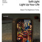 Hong Kong night wooden carving lamp