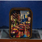 Hong Kong night wooden carving lamp