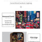 Hong Kong night wooden carving lamp