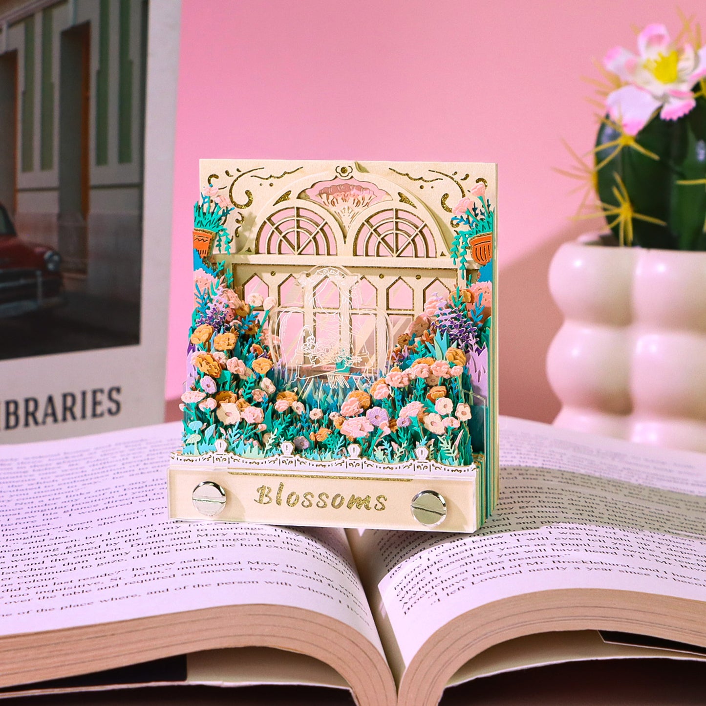 Flower Blossoms 3D Memo Pad