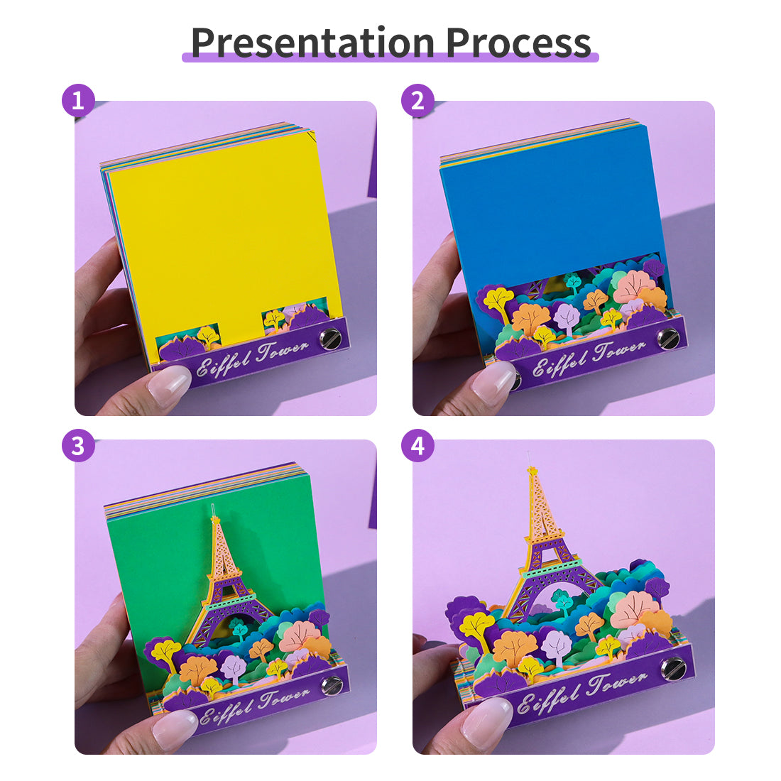 Eiffel Tower 3D Memo Pad