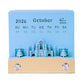 Ice And Snow World'S Ferris Wheel（weekly calendar）3D Memo Pad
