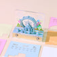 Ice And Snow World'S Ferris Wheel（weekly calendar）3D Memo Pad