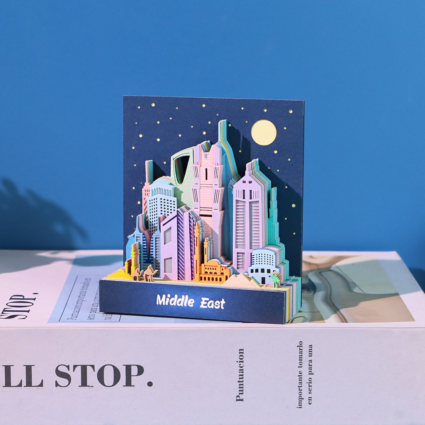Middle East Builing Block 3D Memo Pad