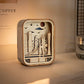 Urban woodcarving lamp