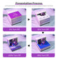 Cartoon Interstellar Astronaut Model Hand Tear-off 3D Calendar Memo Pad With Light