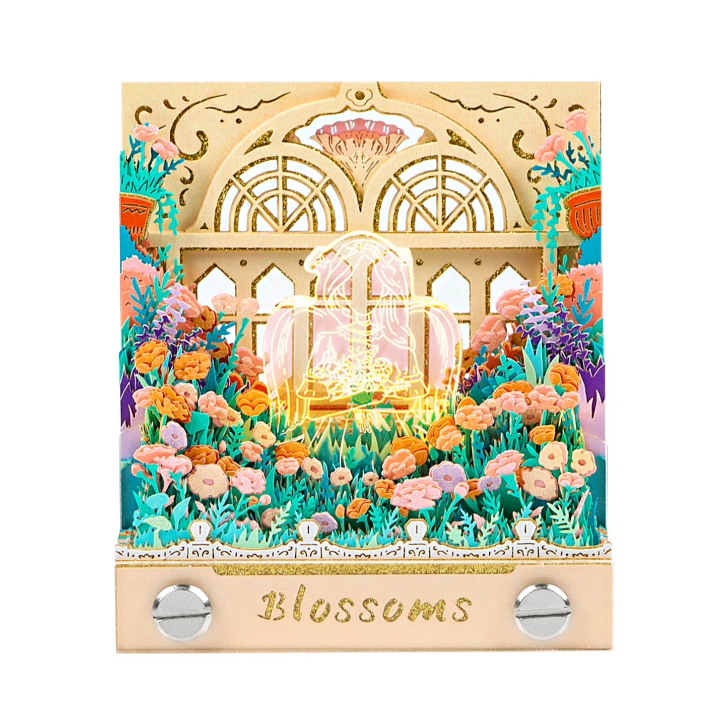 Carnation Flower Blossoms 3D Memo Pad（3D Calendar 2026）