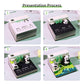 Cute Kung Fu Panda 3D Model Hand Torn Memo Pad With Weekly Calendar 2026
