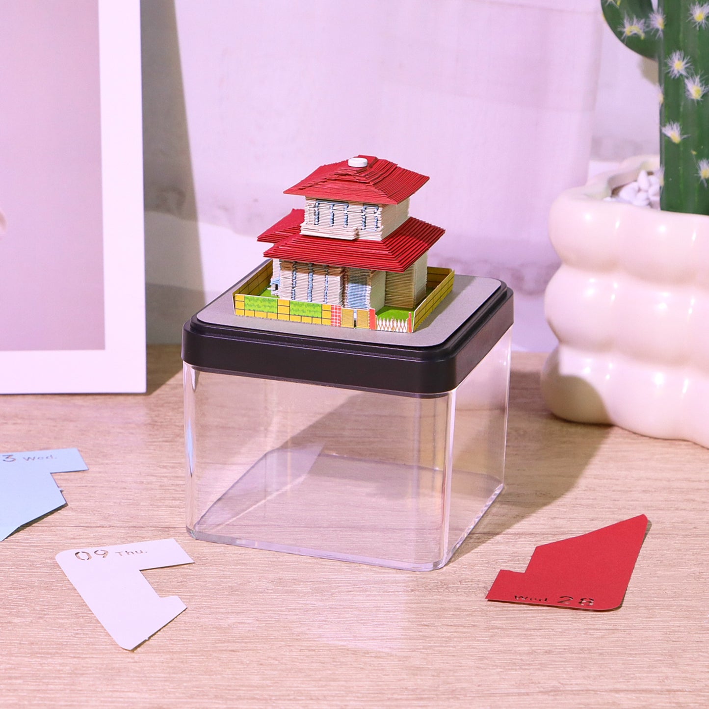 Hometown Childhood House 3D Memo Pad