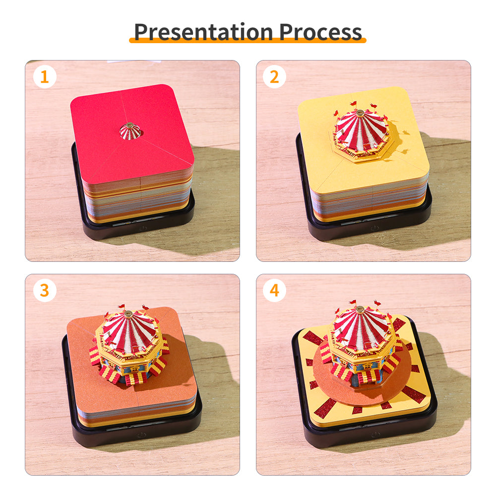 Circus Model Hidden 3D Memo Pad