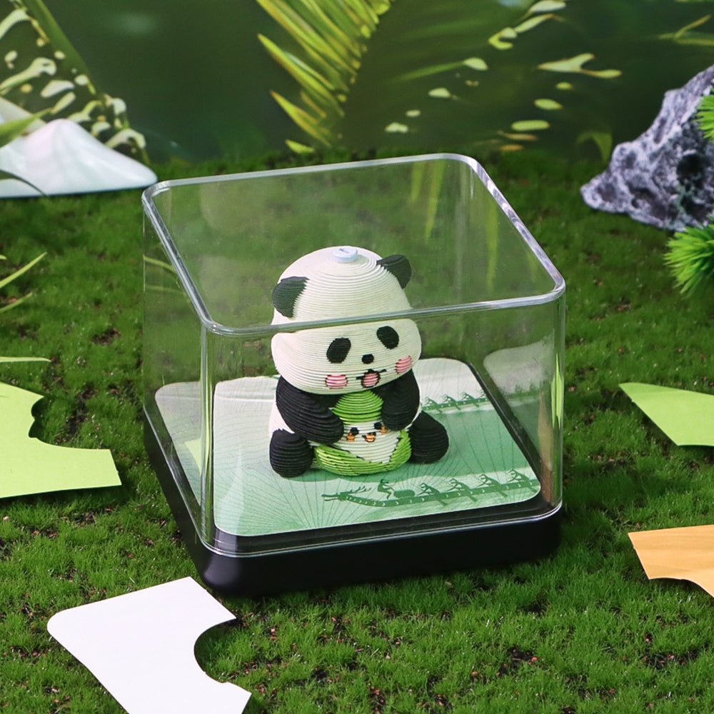 Panoramic Panda Model 3D Memo Pad