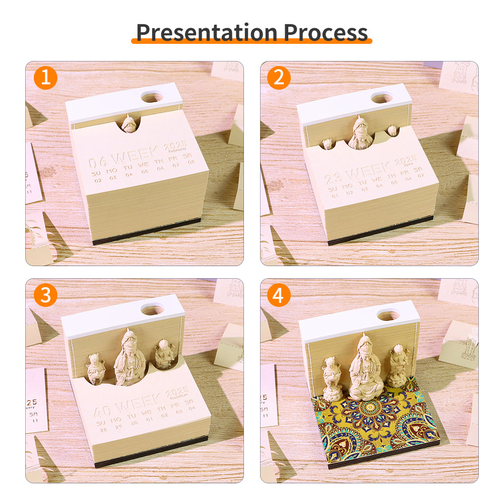 Bodhisattva Guanyin 3D Memo Pad