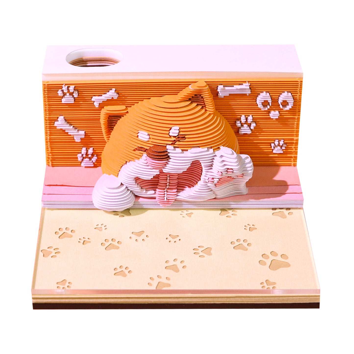 Smiling Dog 3D Memo Pad