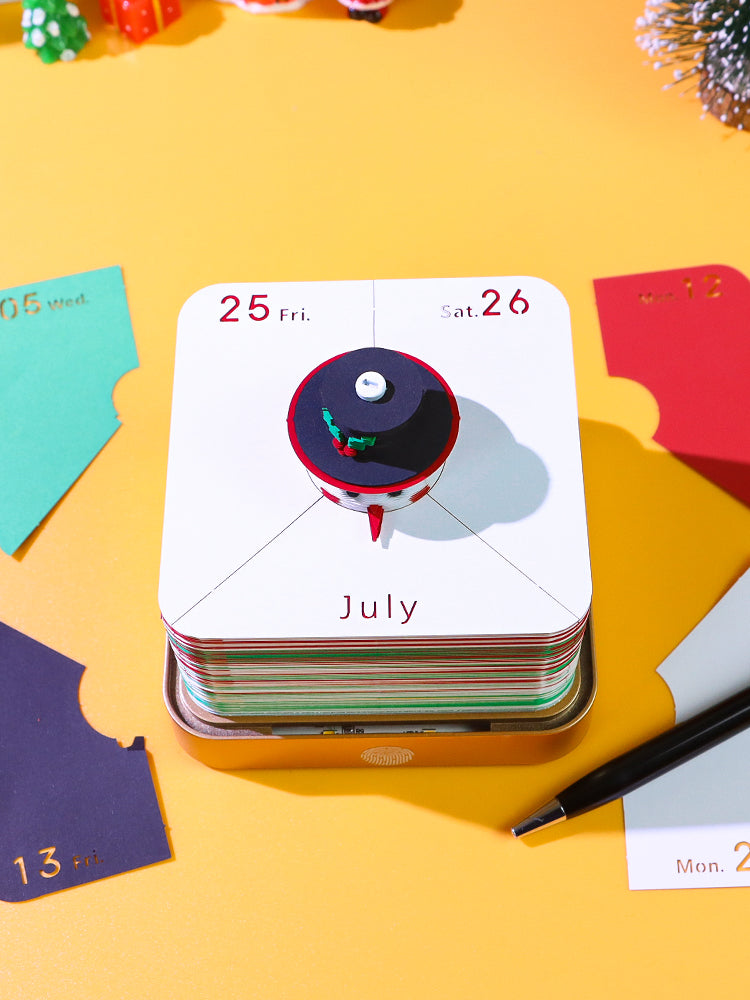 Snowman model 3d memo pad