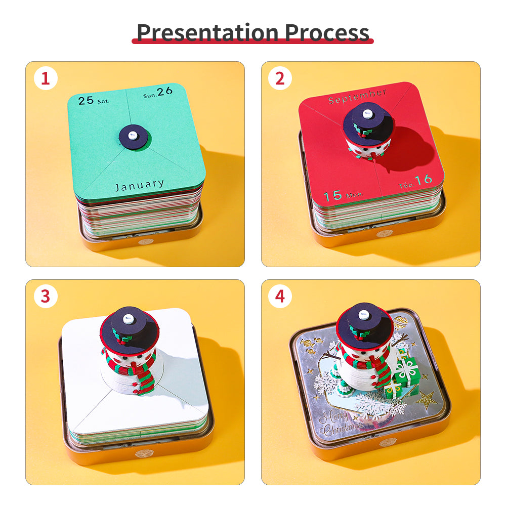 Snowman model 3d memo pad