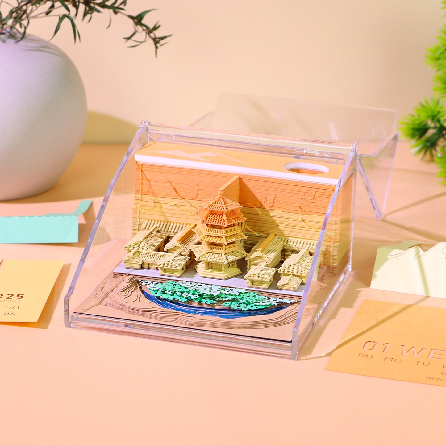 Yueya Temple 3D Memo Pad