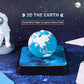 Earth 3D Model Hidden in The Memo Pad