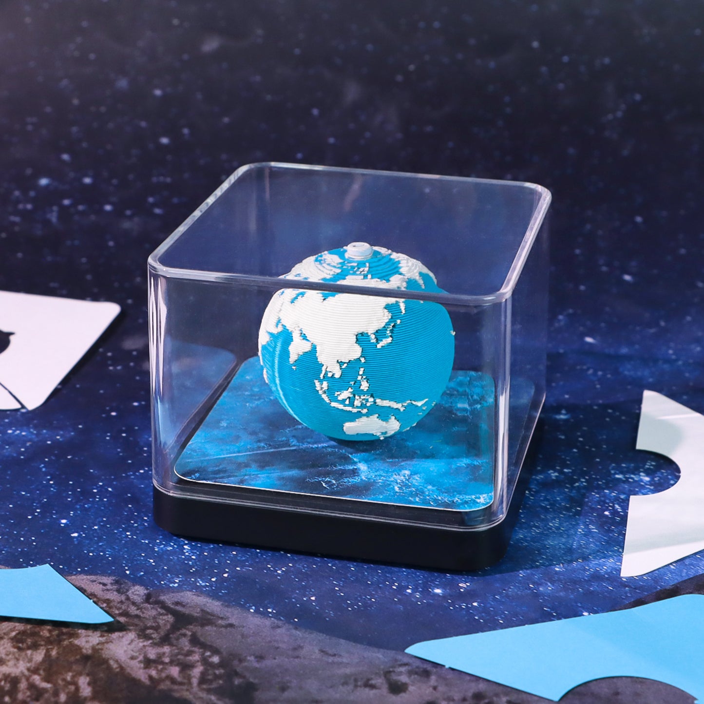 Earth 3D Model Hidden in The Memo Pad