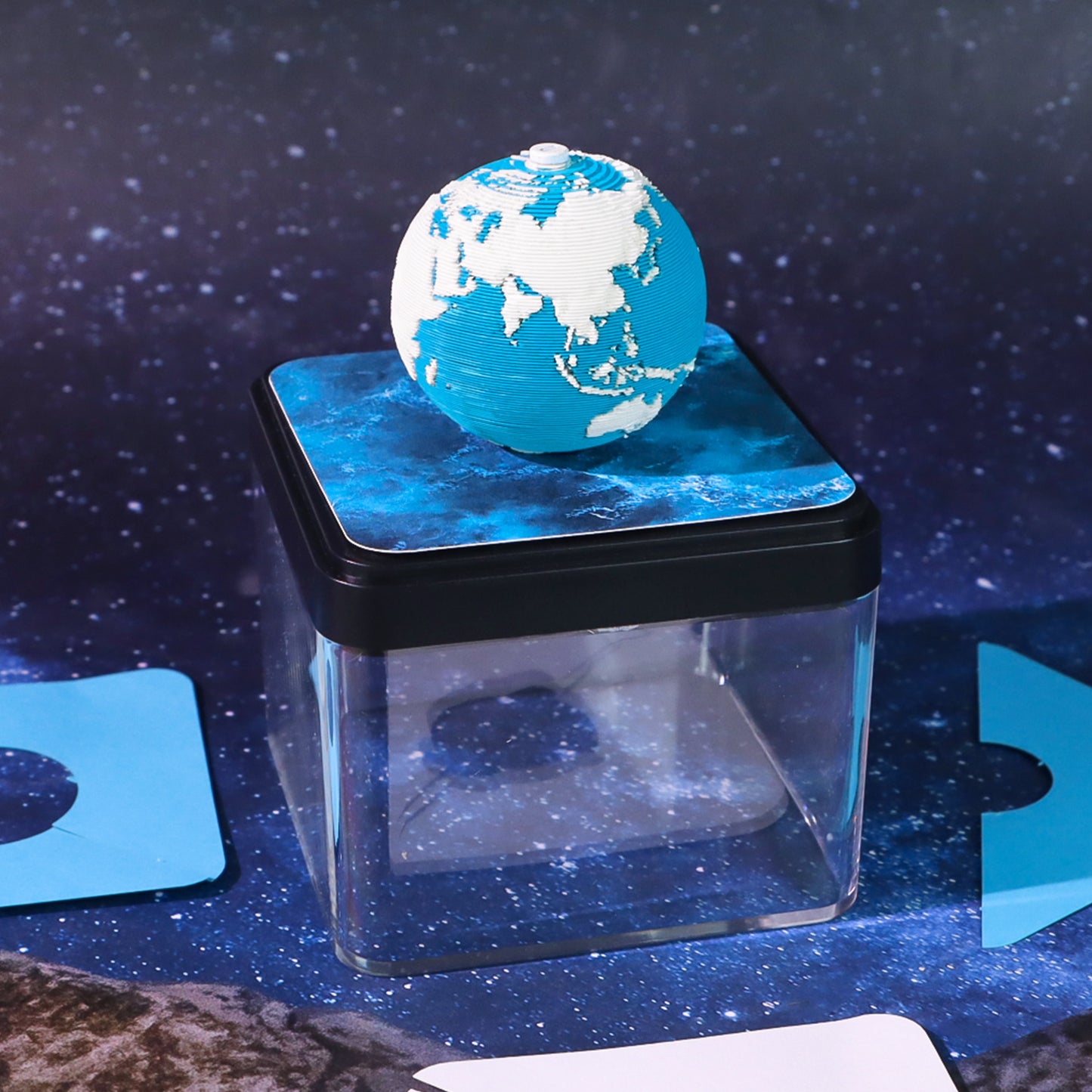 Earth 3D Model Hidden in The Memo Pad