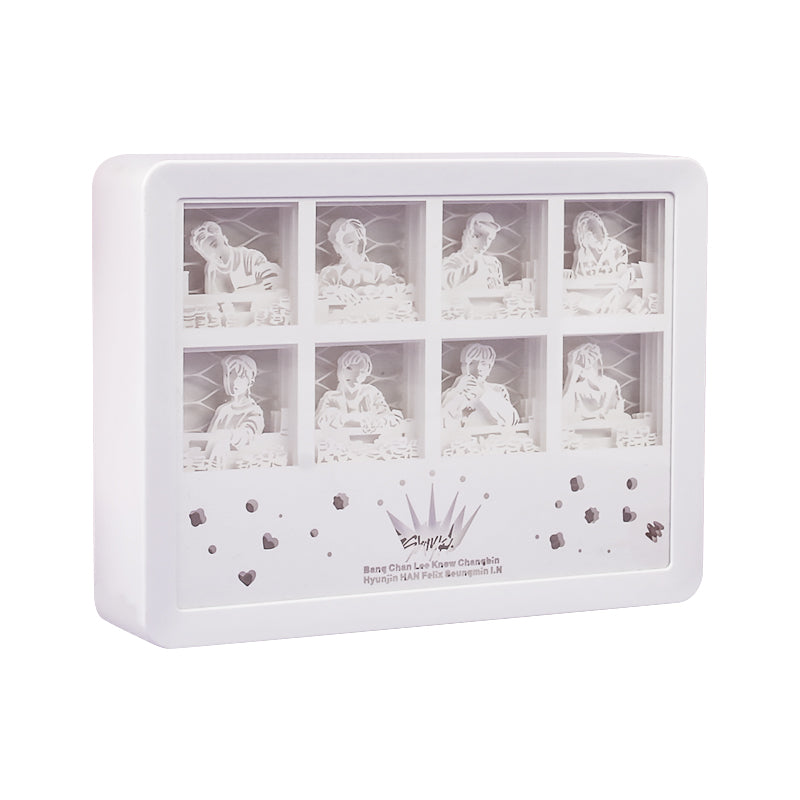 Kpop Stray Kids Shadow Light Box Paper Craving Lamp
