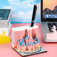 2025 hot selling Fairy tale castle  3D memo pad