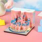 2025 hot selling Fairy tale castle  3D memo pad