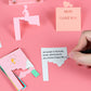 Pink Mother's Day gift 3D Memo Pad