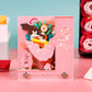 Pink Mother's Day gift 3D Memo Pad