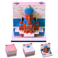 City Landmark Building Church 3D Miniature Model Hand Tear Off Memo Pad